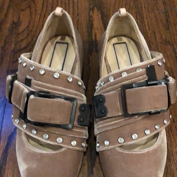 *Like New* N21 Velvet Ballet Flats - Picture 11 of 13